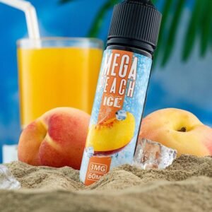 عبوة نكهة ميجا خوخ ايس 60 مل Mega Peach Ice Vape بتركيز نيكوتين 3 مج عبوة نكهة ميجا خوخ ايس 60 مل Mega Peach Ice Vape بتركيز نيكوتين 3 مج
