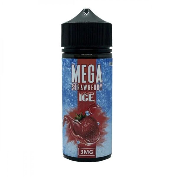 عبوة نكهة ميجا فراولة ايس 120 مل MEGA Strawberry ICE بتركيز نيكوتين 3 مج عبوة نكهة ميجا فراولة ايس 120 مل MEGA Strawberry ICE بتركيز نيكوتين 3 مج