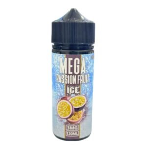 عبوة نكهة ميقا باشن فروت ايس 120 مل Mega Passion Fruit Ice بتركيز 3 مج
