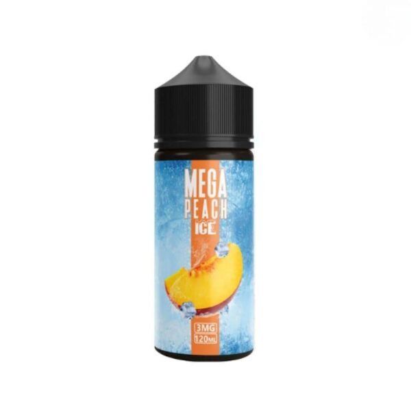 عبوة نكهة ميقا خوخ ايس 120 مل Mega Peach Ice VAPE بتركيز نيكوتين 3 مج عبوة نكهة ميقا خوخ ايس 120 مل Mega Peach Ice VAPE بتركيز نيكوتين 3 مج