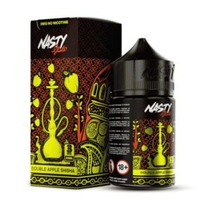 عبوة نكهة ناستي شيشة تفاحتين Nasty Shisha Double Apple سعة 60 مل عبوة نكهة ناستي شيشة تفاحتين Nasty Shisha Double Apple سعة 60 مل