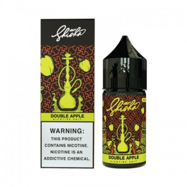 عبوة نكهة ناستي شيشة تفاحتين NASTY SHISHA DOUBLE APPLE سولت 30 مل