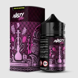 عبوة نكهة ناستي شيشة عنب وتوت Nasty Shisha Grape Raspberry سعة 60 مل عبوة نكهة ناستي شيشة عنب وتوت Nasty Shisha Grape Raspberry سعة 60 مل