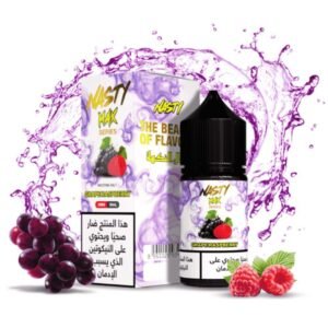 عبوة نكهة ناستي ماكس عنب توت Nasty Max Grape Raspberry سولت نيكوتين 30 مل عبوة نكهة ناستي ماكس عنب توت Nasty Max Grape Raspberry سولت نيكوتين 30 مل