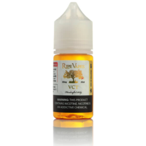 عبوة نكهة VCT سولت من Ripe Vapes بطعم الفانيلا والتوباكو 30 مل