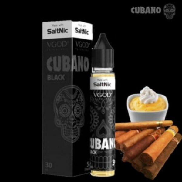 نكهة سولت السيجار الكوبي بالكريمة Cubano Black VGOD نكهة سولت السيجار الكوبي بالكريمة Cubano Black VGOD