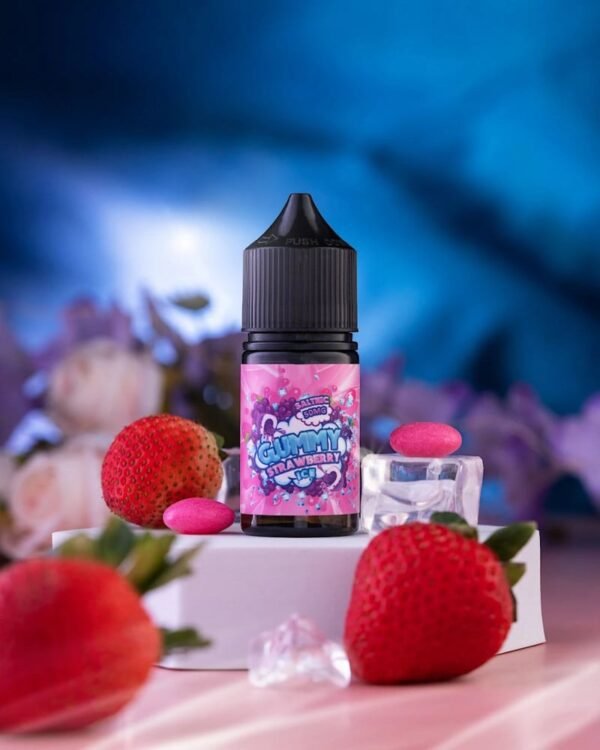 نكهة سولت جامي فراولة بارد GUMMY STRAWBERRY ICE نكهة سولت جامي فراولة بارد GUMMY STRAWBERRY ICE