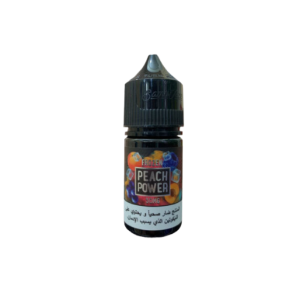نكهة سولت خوخ ايس من سامز فيب Peach Power Frozen Sault Vape