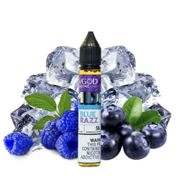 نكهة سولت فيقود توت أزرق آيس VGOD Mix Iced Blue Razz SaltNic E Liquid