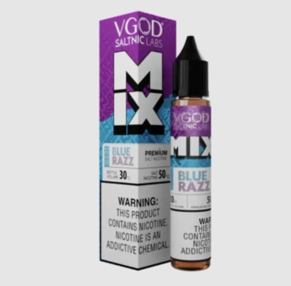 نكهة سولت فيقود توت أزرق آيس VGOD Mix Iced Blue Razz SaltNic E Liquid