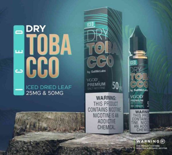نكهة سولت فيقود دراي توباكو ايس VGOD Dry Tobacco ICE عبوة 30 مل نكهة سولت فيقود دراي توباكو ايس VGOD Dry Tobacco ICE عبوة 30 مل