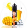 نكهة فيب ميجا مانجو MEGA MANGO زجاجة سوداء مع قطع مانجو وثلج