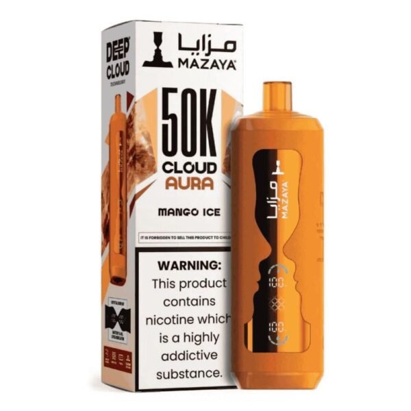 Mazaya Cloud Aura 50K mango ice مانجو ايس Mazaya Cloud Aura 50K mango ice مانجو ايس