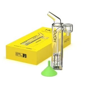 أنبوب زجاجي شفاف لشيشة جوي هوكا JOY Portable Hookah Glass مع قمع سيليكون