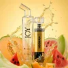 أنبوب زجاجي شفاف لشيشة JOY مع جهاز Hookah بنكهة Mixed Melon وخلفية أنبوب زجاجي شفاف لشيشة JOY مع جهاز Hookah بنكهة Mixed Melon وخلفية
