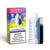 جهاز ELFBAR Sour King 30K بجانب علبته مع نكهة توت أزرق وبطيخ حامض جهاز ELFBAR Sour King 30K بجانب علبته مع نكهة توت أزرق وبطيخ حامض