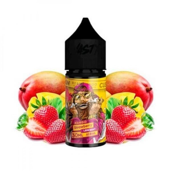 عبوة نكهة سولت ناستي Nasty Mango Strawberry Cush Man مانجو وفراولة 30 مل