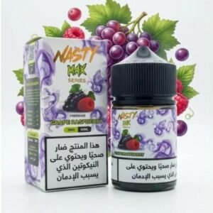 عبوة نكهة ناستي ماكس عنب توت Nasty Max Grape Raspberry بحجم 60 مل عبوة نكهة ناستي ماكس عنب توت Nasty Max Grape Raspberry بحجم 60 مل