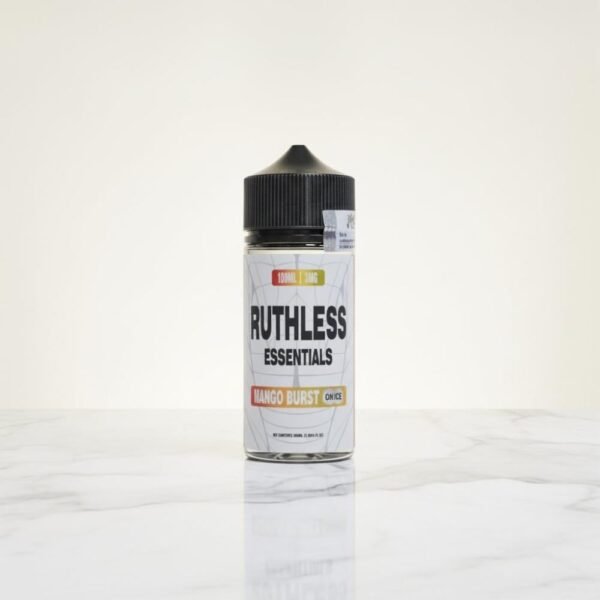 عبوة يونيكورن روثلس مانجو ايس 100 مل Mango Burst on Ice من Ruthless Essentials عبوة يونيكورن روثلس مانجو ايس 100 مل Mango Burst on Ice من Ruthless Essentials